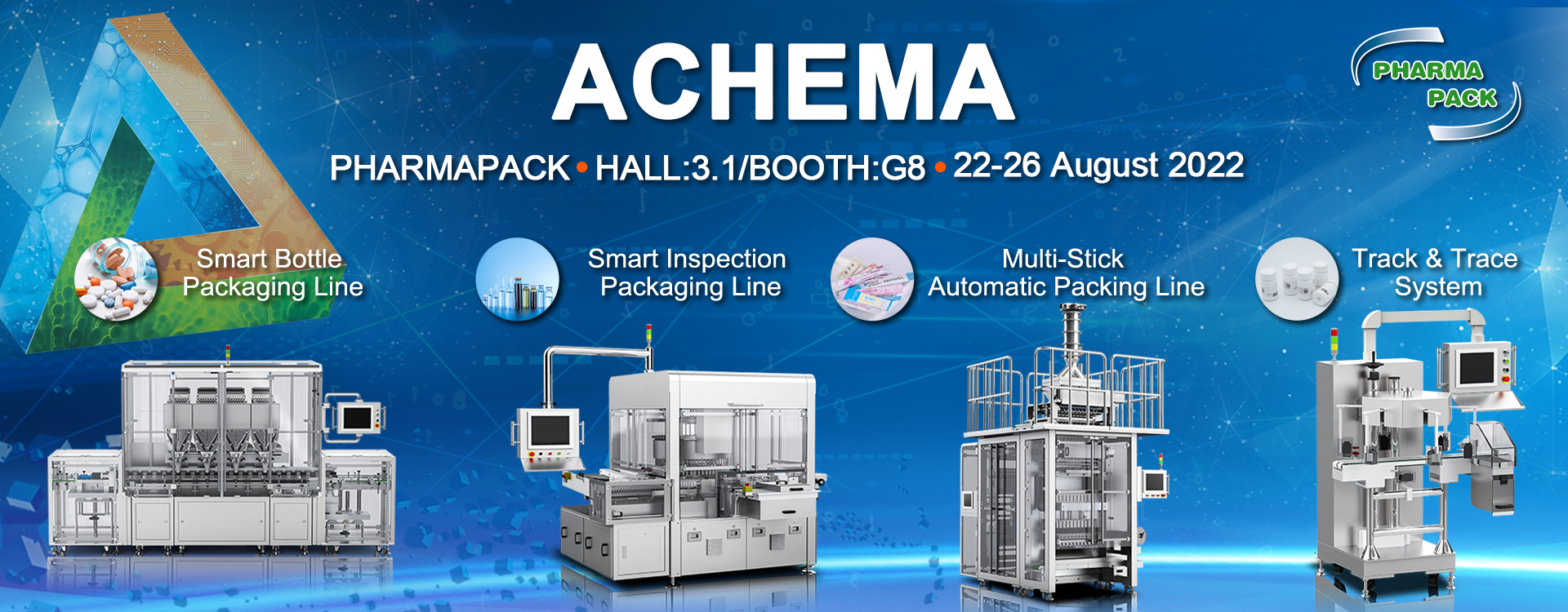 Pharmapack at Achema 2022: New 360°Tablet Counting Machine on Show