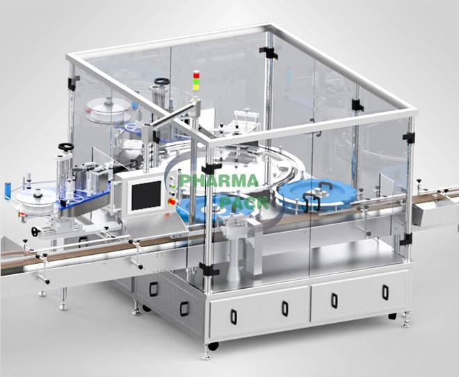 Optimize Efficiency and Precision with Pharmapack's Round Bottle Labeling Machine
