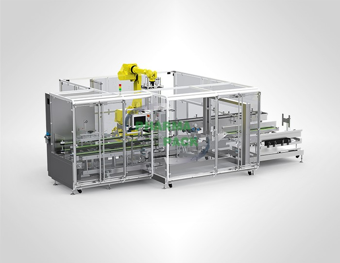 The ALFC-04S Automatic Case Packer Machine from Pharmapack can increase packaging efficiency.